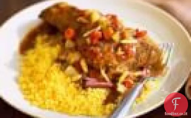 Gambi di agnello algerino con Cardamomo e Arancia