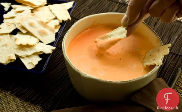 Pepe rosso arrosto–Feta Dip