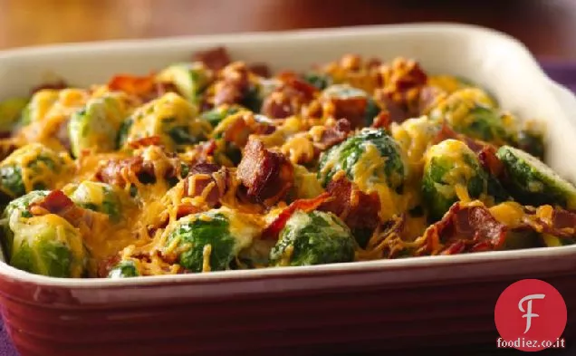 Pancetta di formaggio Cavoletti di Bruxelles