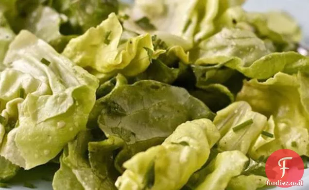 Lattuga al burro con vinaigrette di senape