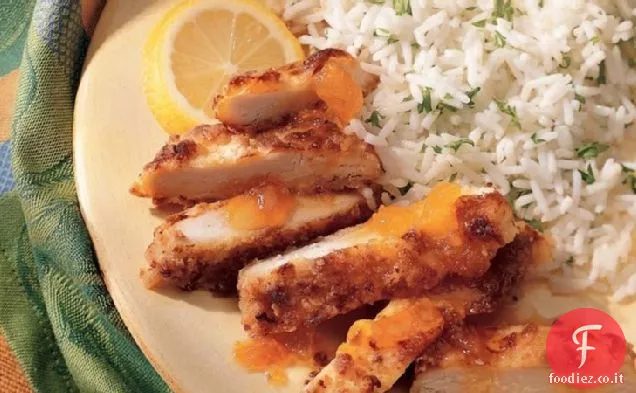 Pollo al limone e albicocca (cottura per 2)