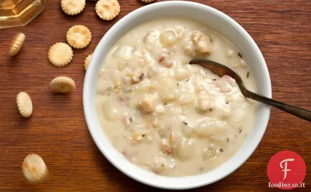 Facile Zuppa di vongole del New England