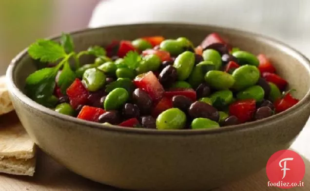 Edamame-Insalata di fagioli neri
