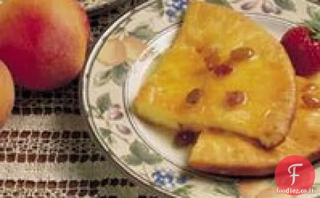 Frittelle di pesca al forno