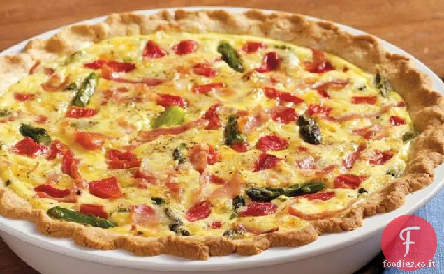 Quiche di asparagi alla griglia