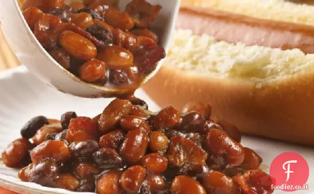 Fagioli alla griglia a cottura lenta