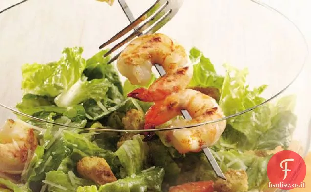 Insalata di gamberi alla griglia Caesar