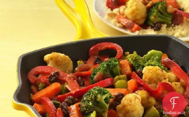 Curry di verdure con Couscous