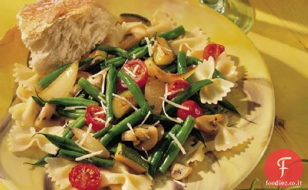 Papillon di verdure e Asiago