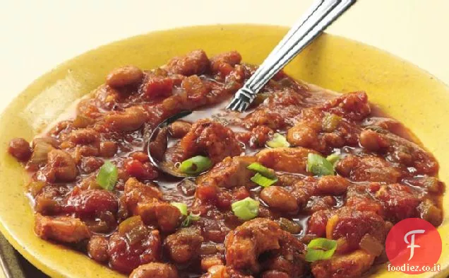 Peperoncino di pollo del sud-ovest a cottura lenta