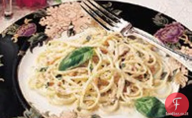 Linguine di vongole alle erbe