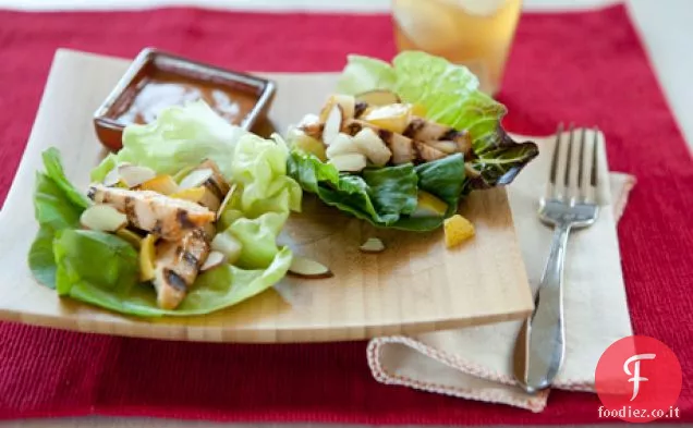 Lattuga cimelio con pollo