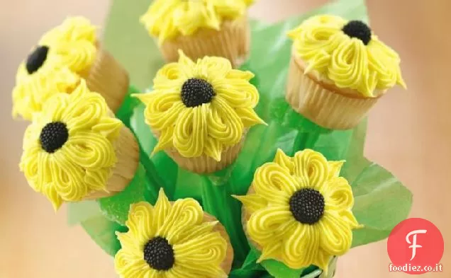Bouquet di Cupcakes di girasole