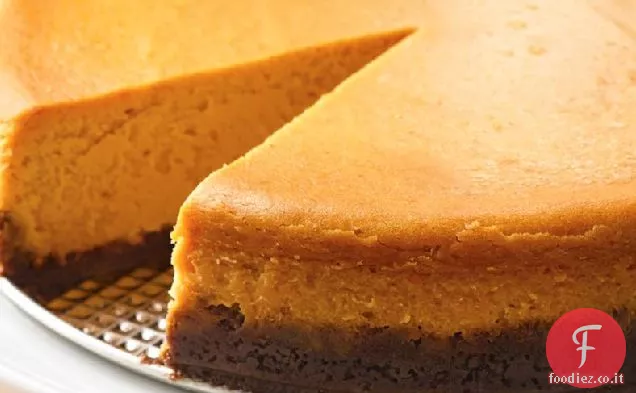 Cheesecake di zucca e caramello