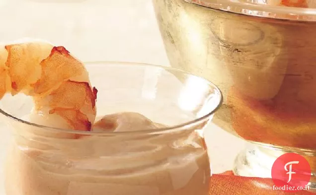Gamberetti con salsa cocktail Bourbon