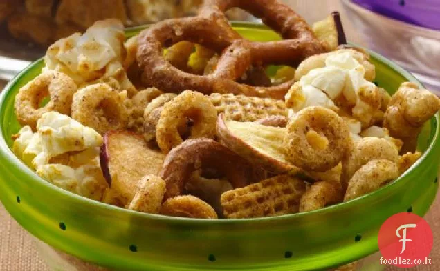 Mix di snack alla banana e cannella