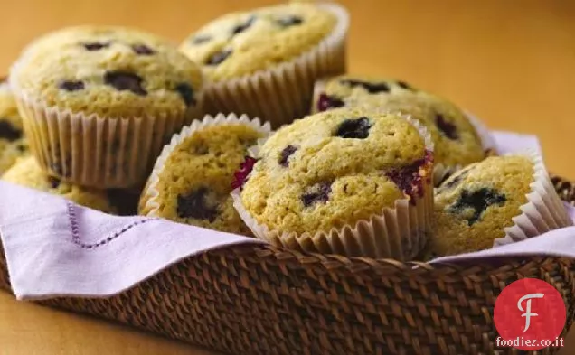 Muffin di mais al mirtillo senza glutine