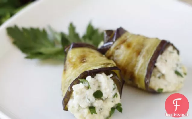Roll-up di melanzane alla griglia