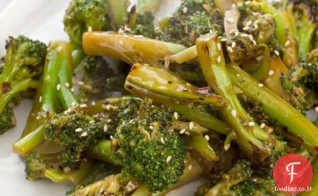 Broccoli asiatici saltati