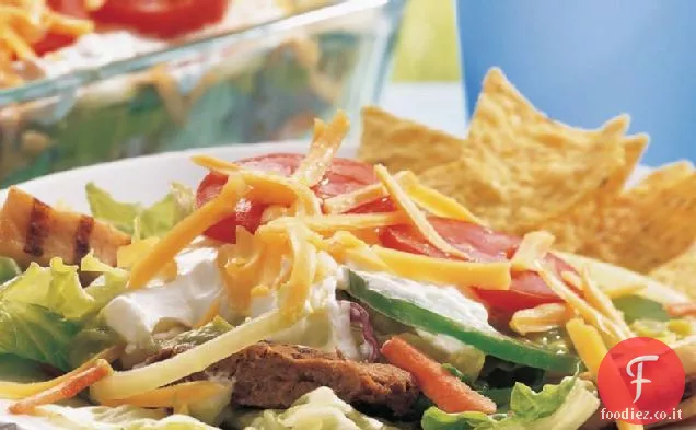 Insalata a strati di Fajita