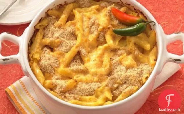Maccheroni messicani al forno e formaggio