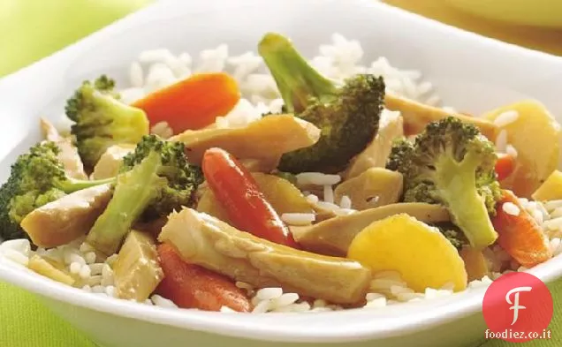 Aglio Pollo e broccoli Saltate in padella