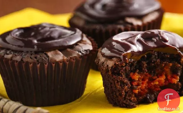 Brownies messicani con ripieno di Albicocca-Ancho e Ganache al cioccolato fondente