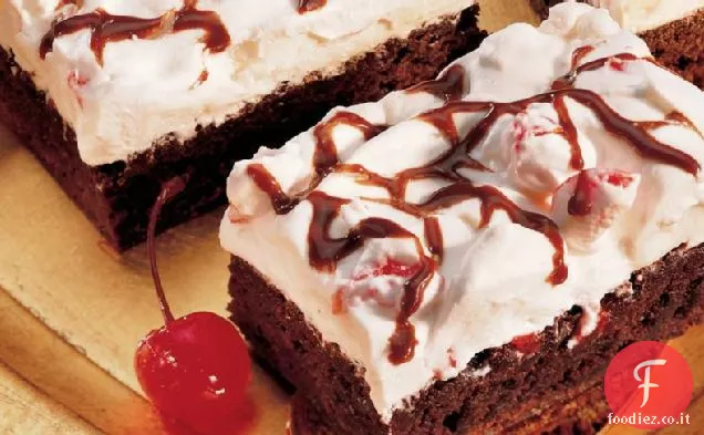 Cioccolato Ciliegia Brownie Dessert