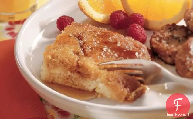 Pancake al forno con cima d'acero