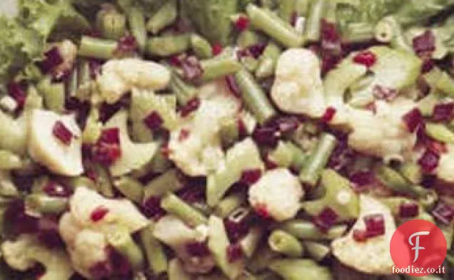 Facile Bacony Insalata di due fagioli