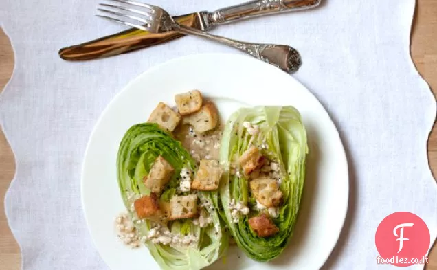 Cuori Romaine con Vinaigrette di formaggio blu
