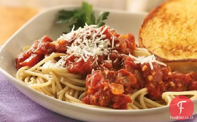 Salsa Marinara con Spaghetti