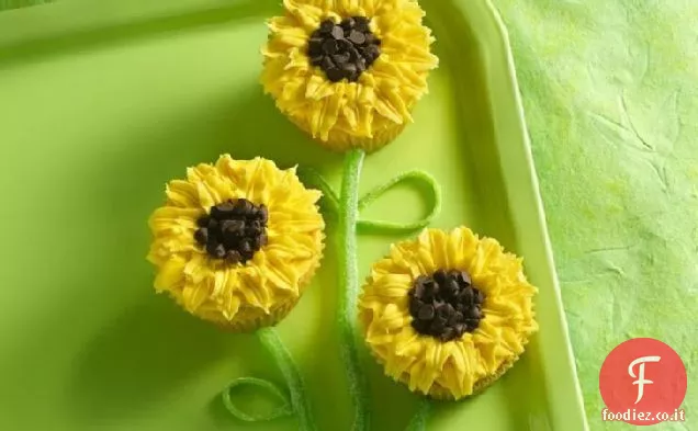 Cupcakes di girasole