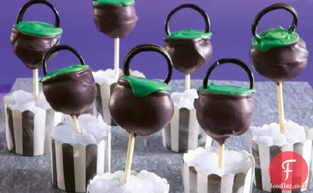 Cauldron Cake Pops