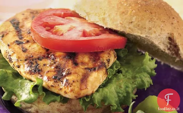 Panini di pollo al miele e senape