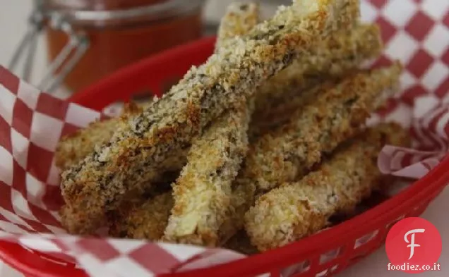 Patatine fritte di melanzane al forno