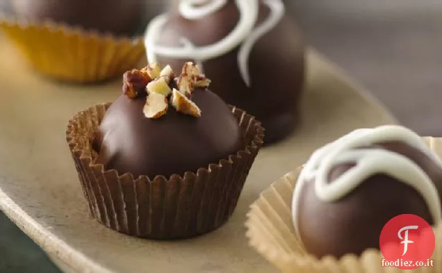 Tartufi di cioccolato succulenti