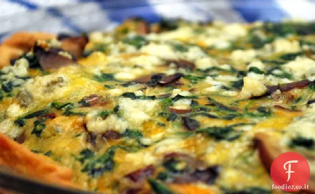 Tre Quiche di formaggio e verdure