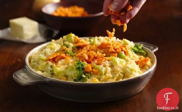 Formaggio cremoso Broccoli Riso Cuocere