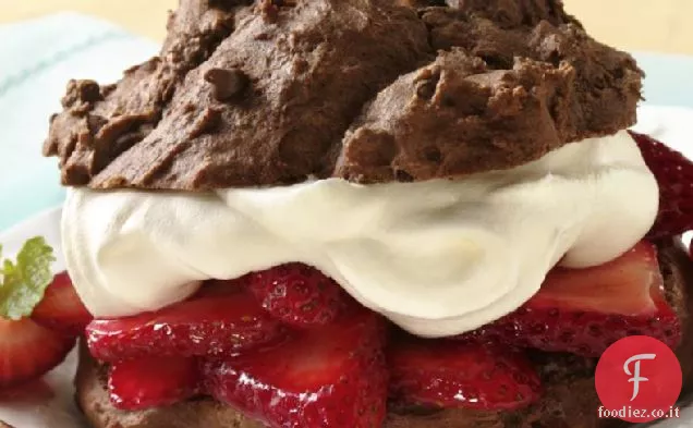 Shortcakes al cioccolato e fragole