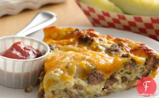 Torta di cheeseburger incredibilmente facile