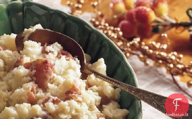 Patate rosse fracassate con Gorgonzola