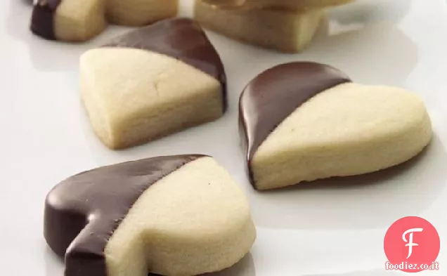 Biscotti di pasta frolla al cioccolato