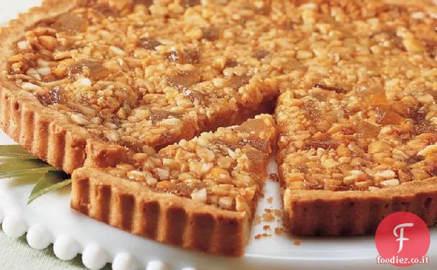 Crostata di macadamia e ananas
