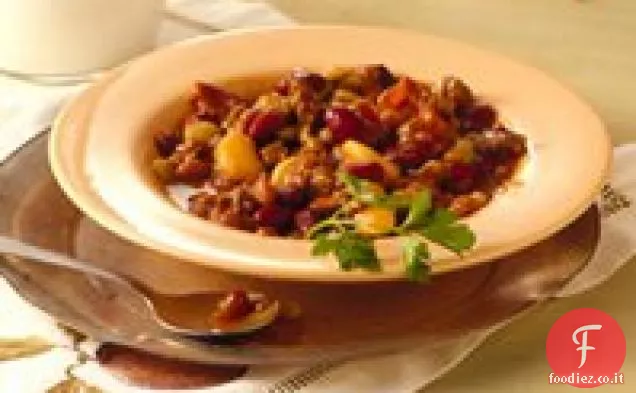 Cena di manzo e fagioli
