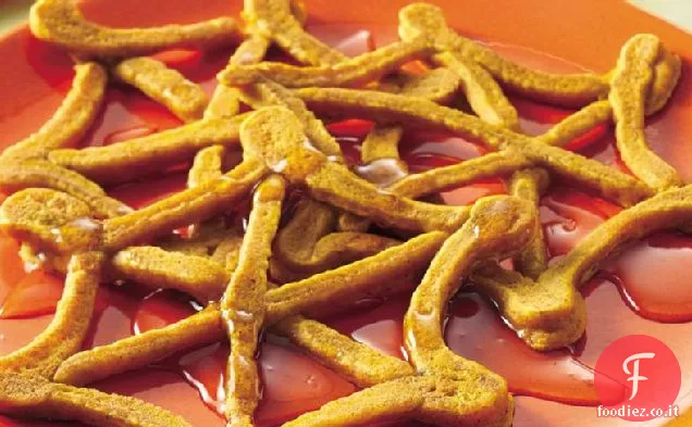 Frittelle di zucca ragnatela