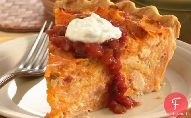 Pollo Enchilada Quiche