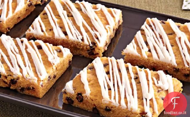 Barrette di biscotti di zucca