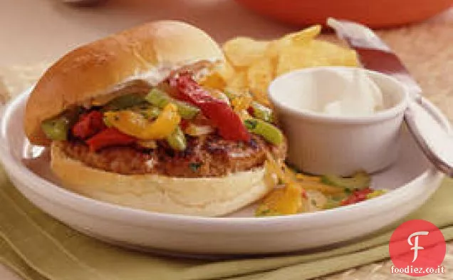 Hamburger di maiale Cajun