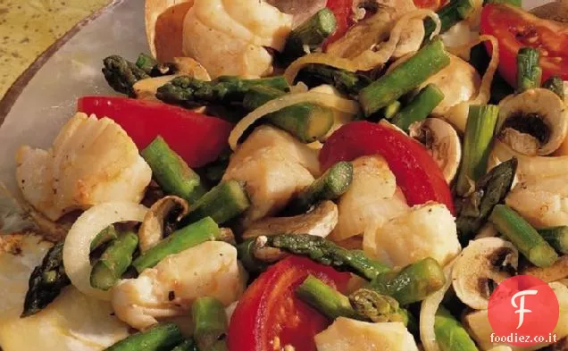 Halibut-Asparagi Saltati in padella